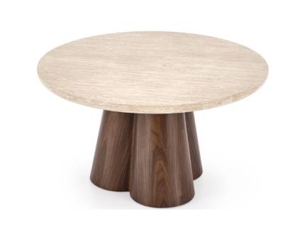 Masuta FRIDA din MDF furniruit trafertin/ nuc 80xH46cm