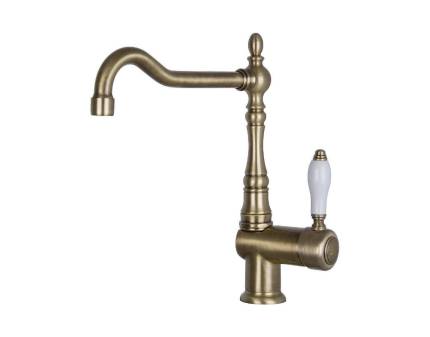 Baterie de bucatarie Smeg MIR6O-2, retro, alama