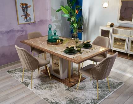 Set (masa+6 scaune) ELSA 