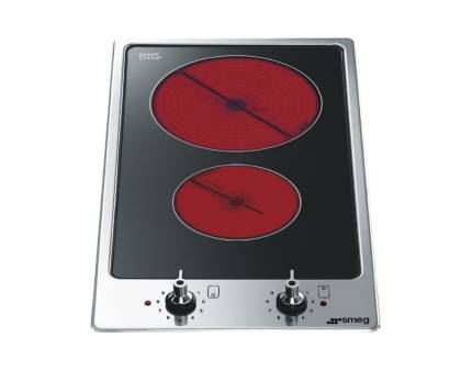 Plita incorporabila domino vitroceramica Smeg Classic PGF32C, 30 cm