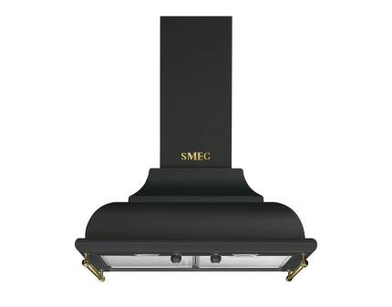 Hota semineu Smeg Cortina KC16AOE, 60 cm, antracit, retro