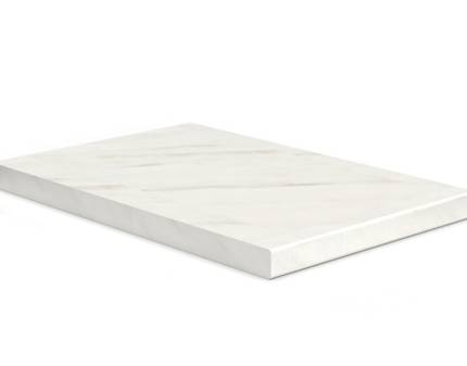 Blat bucatarie latime 60cm WHITE MARBLE 
