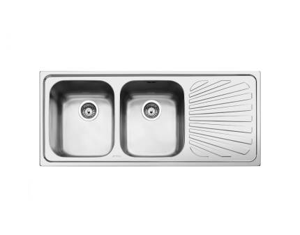 Chiuveta de bucatarie Smeg SP116D, 116 cm latime, inox