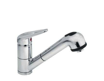 Baterie de bucatarie Smeg MD10CR2, extractibila, crom