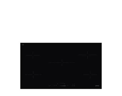 Plita incorporabila vitroceramica Smeg SE495ETD, 90 cm latime