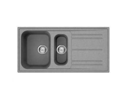 Chiuveta de bucatarie Smeg LZ102CT, 100cm, gri