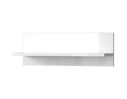 Polita suspendata PIANO WHITE 90x30x21cm alb lucios