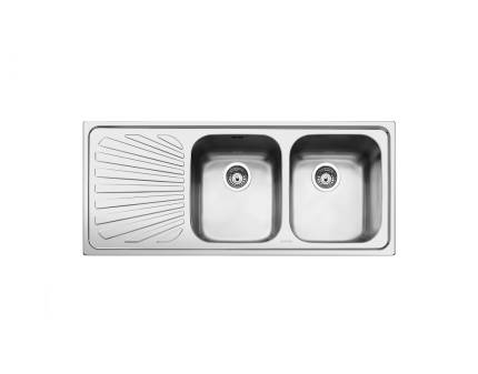Chiuveta de bucatarie Smeg SP116S, 116 cm latime, inox