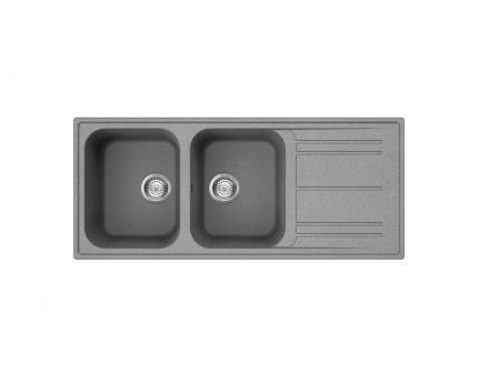 Chiuveta de bucatarie SmegL Z116CT, 116 cm latime, gri