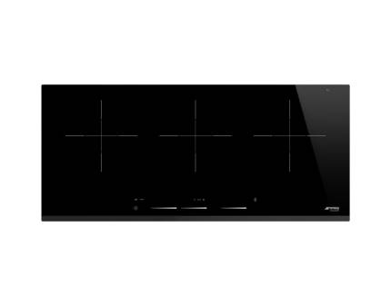 Plita incorporabila cu inductie Smeg SIH7933B, 90 cm latime, negru