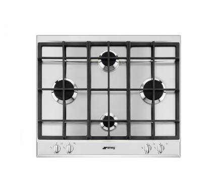 Plita incorporabila pe gaz SmegSelezione Aesthetic S264X2, 60 cm, inox