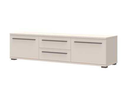 Comoda TV cu 2 usi si 2 sertare OPERA 180x46x46cm casmir, manere si picioare Cortado Brown