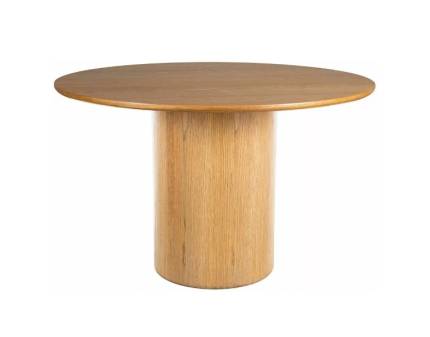 Masa RONDO OAK din MDF si furnir natural stejar 120xH76cm